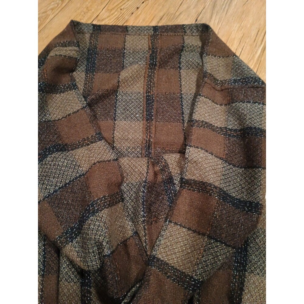 VTG Albee Skirt Womens 11/12 Wool Poly Blend Plaid  Modest Style - Not Lined - Picture 7 of 7